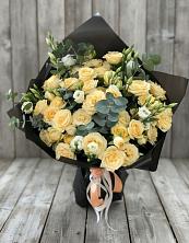 Букет цветов из:  Розы и Лизиантусы в Иславское