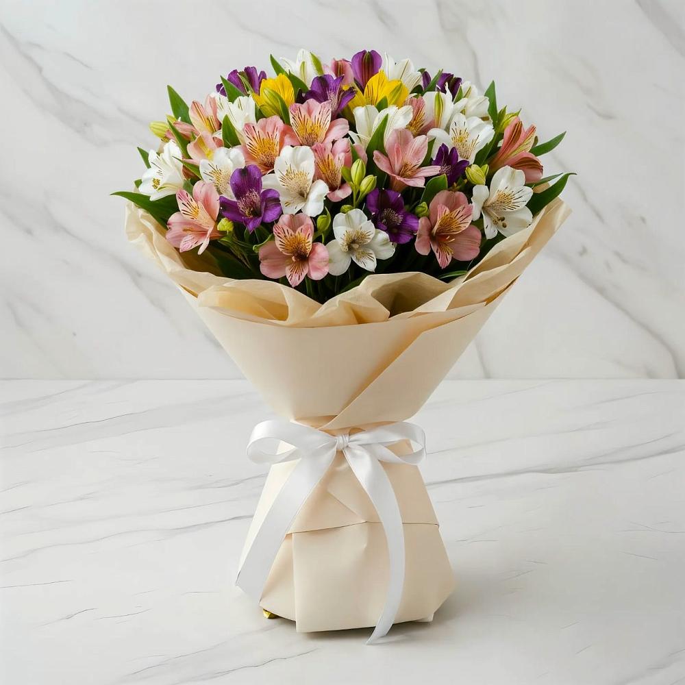 Букет цветов из: Альстромерии в Иславское