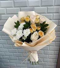 Букет цветов из:  Розы и Хризантемы в Иславское