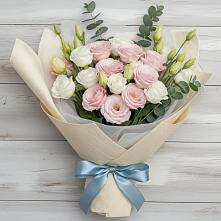 Букет цветов из:  Лизиантусы в Иславское