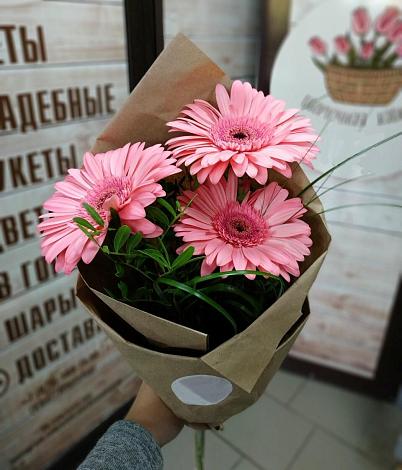 Букет цветов из: Герберы в Иславское