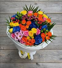 Букет цветов из:  Розы и Хризантемы в Иславское